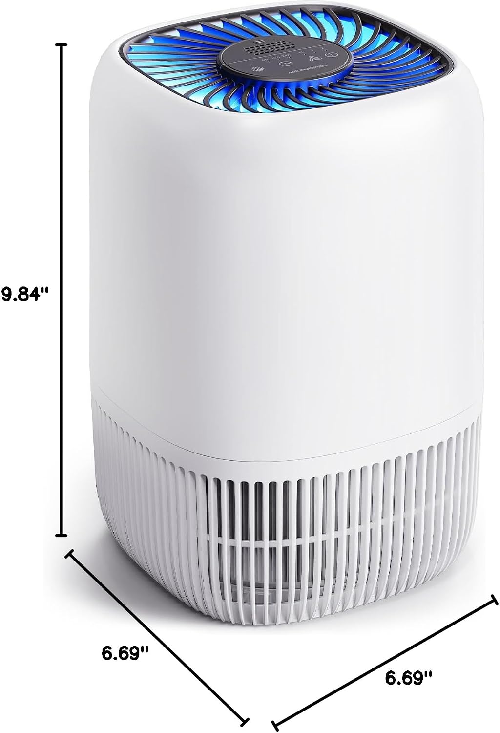 VOOPNU Air Purifiers for Home, High Efficiency Filter Up to 1076 Ft², White