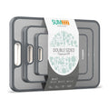 Titanium Cutting Board for Kitchen, Pure Titanium/PP, Size 16”×11”