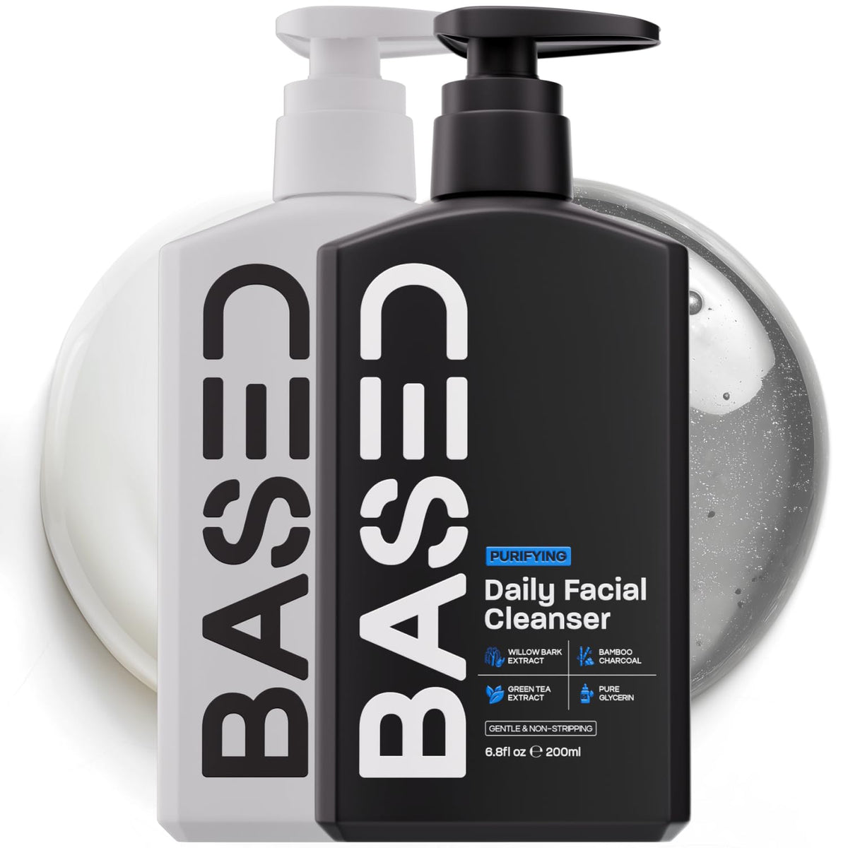 BASED Daily Skincare Duo | Purifying Face Wash + Restoring Moisturizer | Built For All Skin Types | High-Performance Ingredients | Science-Backed Formula