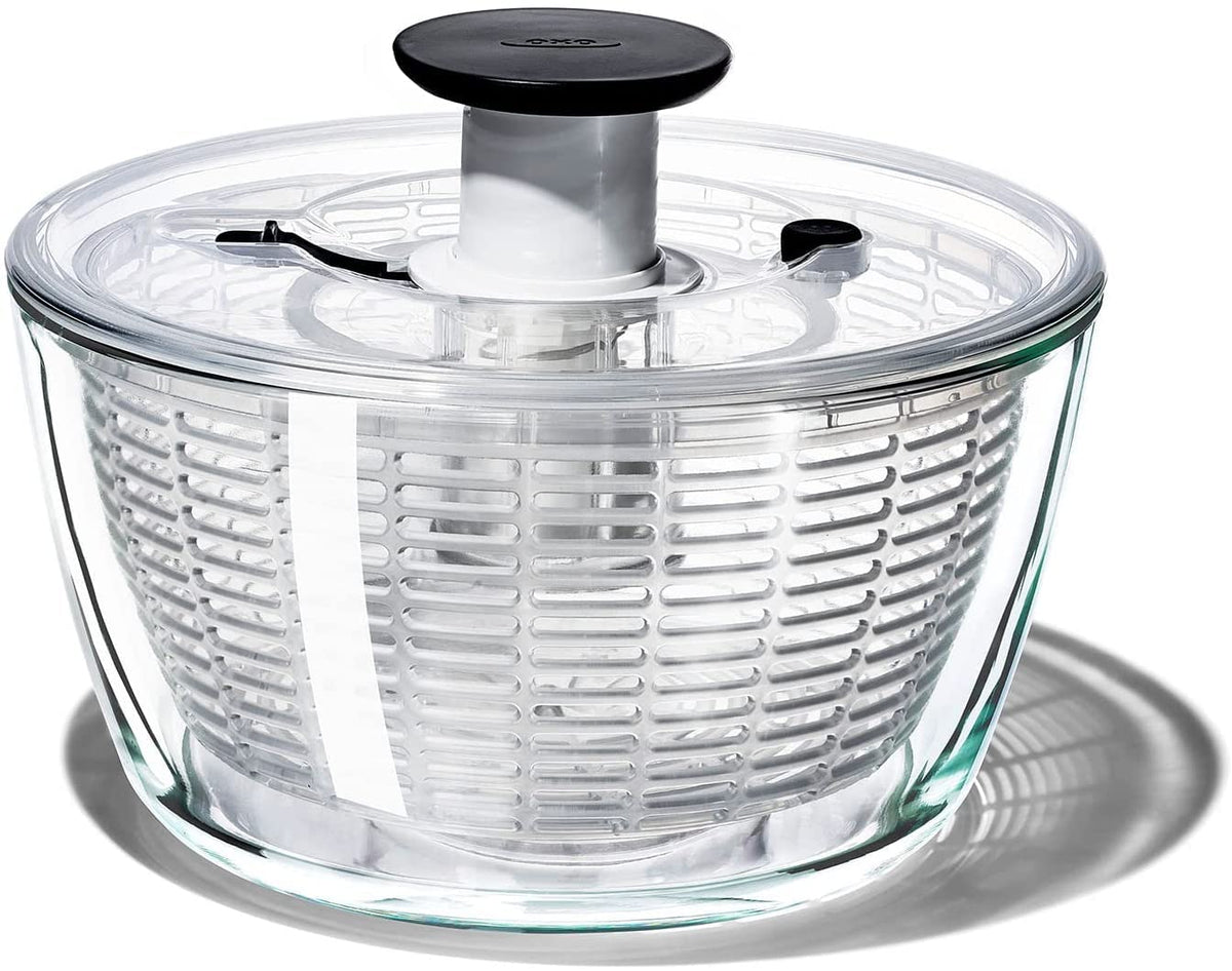 OXO Good Grips 6.22 Qt Salad Spinner, Vegetable Washer with Bowl & Strainer