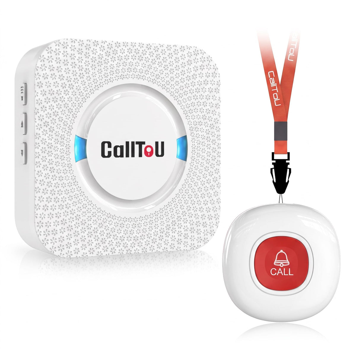 CallToU Caregiver Pager with 2 Wireless Call Button for Elderly at Home