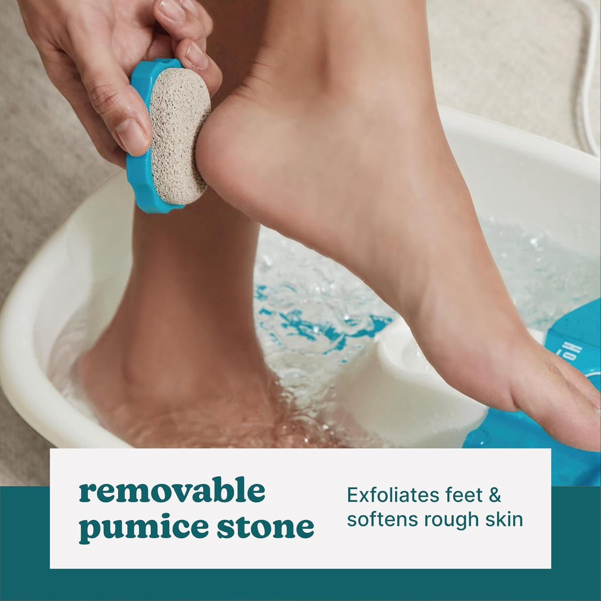 Homedics Bubble Mate Foot Spa, Toe Touch Controlled Foot Bath