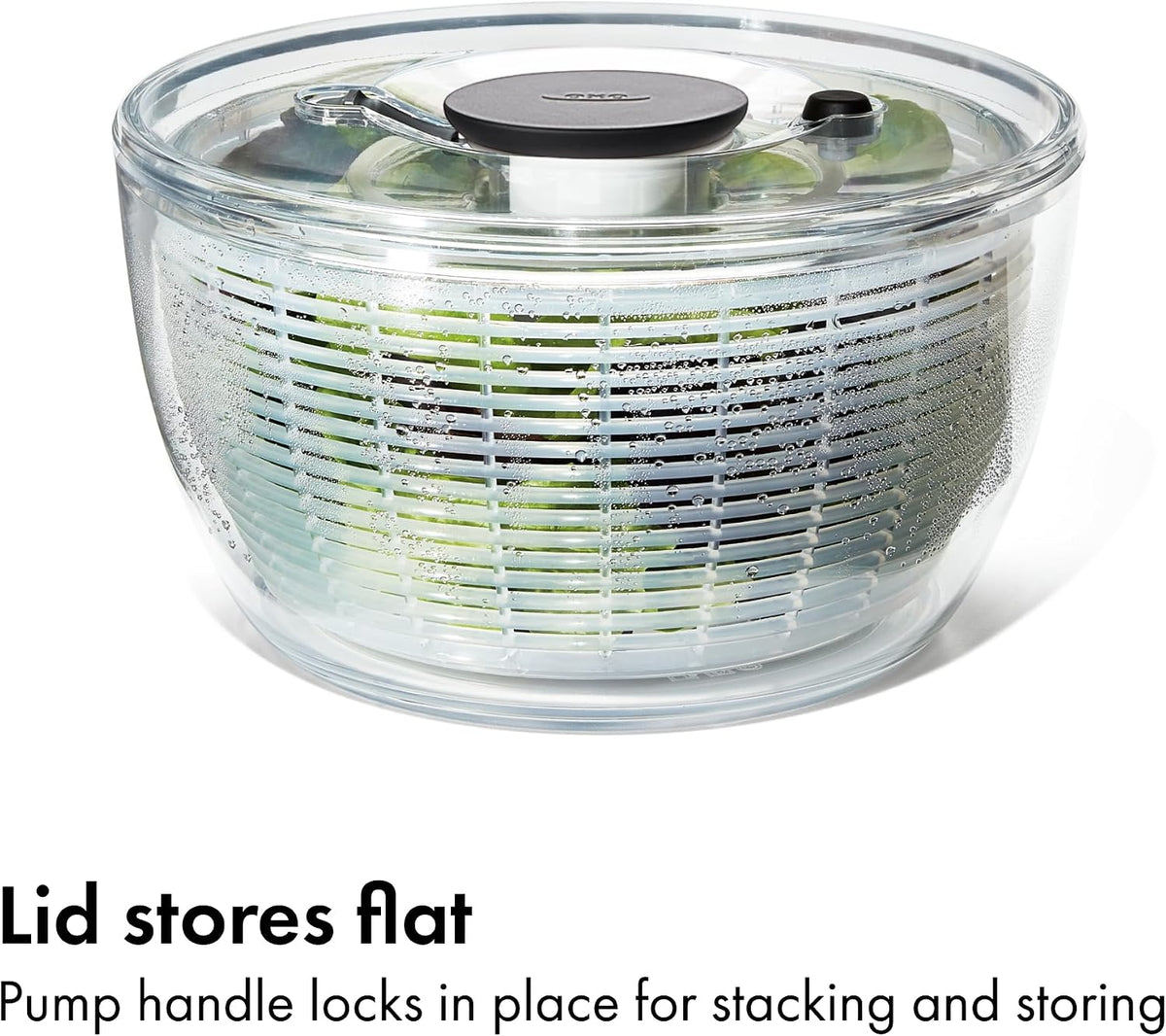 OXO Good Grips 6.22 Qt Salad Spinner, Vegetable Washer with Bowl & Strainer