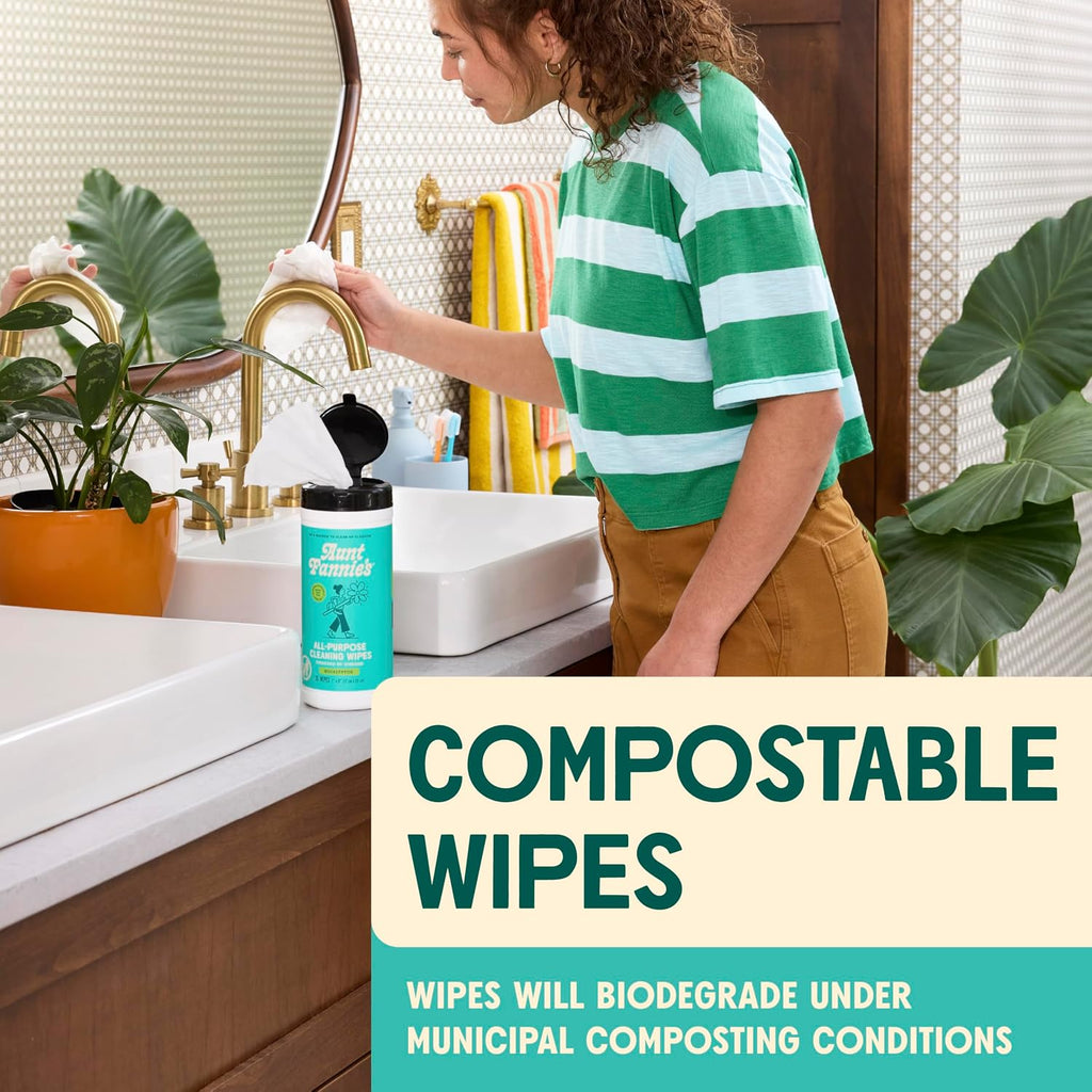 Aunt Fannie's Whole Home Cleaning Bundle, Multi-Surface, 5 Pieces