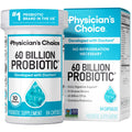 Physician's CHOICE Probiotics 60 Billion CFU - 10 Strains + Organic Prebiotics - Immune, Digestive & Gut Health - Supports Occasional Constipation, Diarrhea, Gas & Bloating - for Women & Men - 60ct