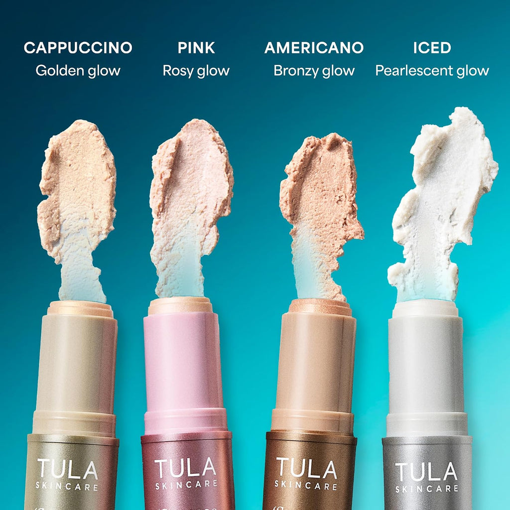 TULA Skin Care Spresso Energizing Eye Balm - Energizing & Hydrating Caffeine Under Eye Treatment for Dark Circles, Portable and Perfect to Use On-the-go, 0.35 oz.