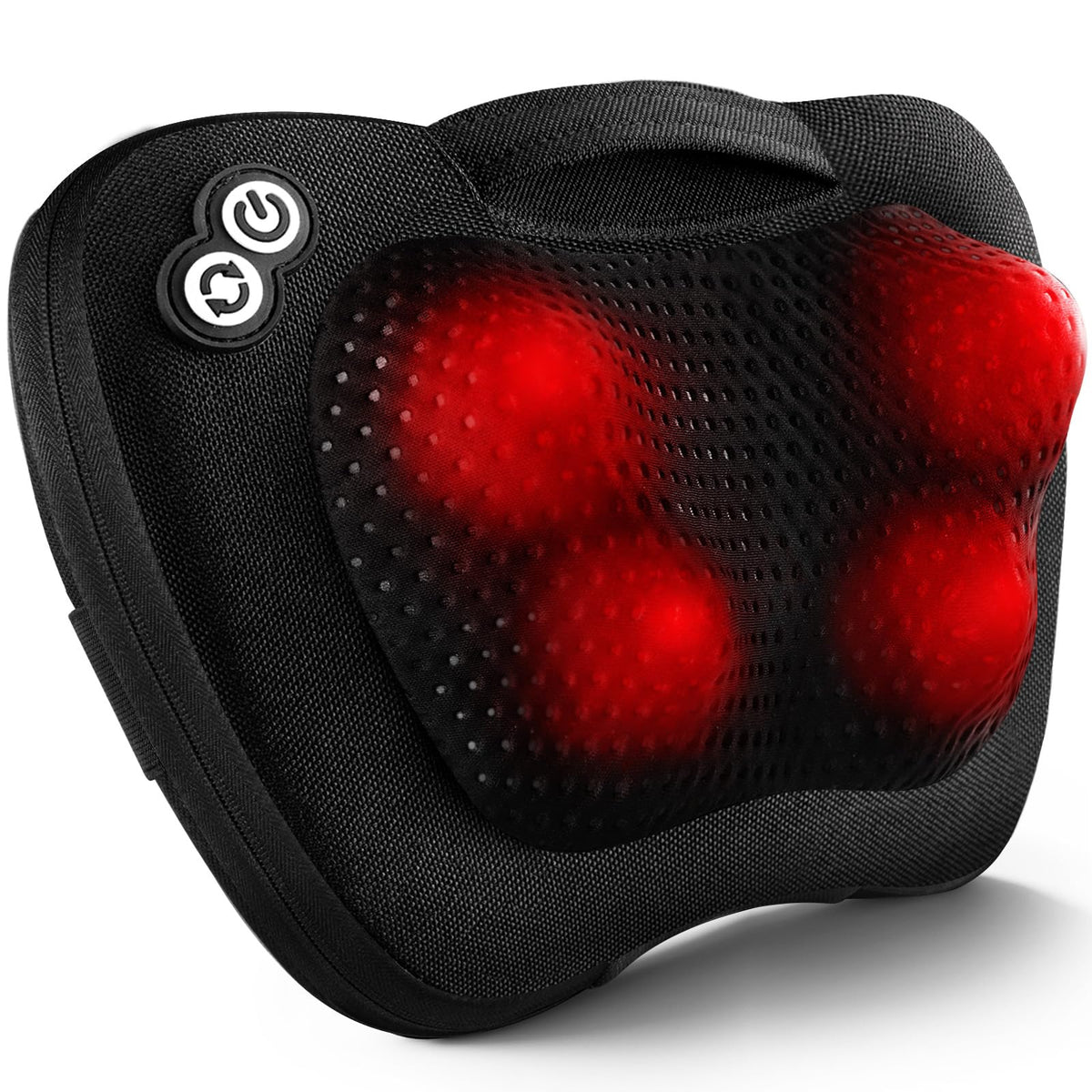 VIKTOR JURGEN Shiatsu Back Massager with Heat for Pain Relief, Gray